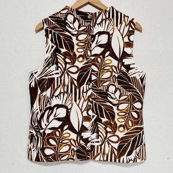 Talbots Petite Sleeveless Top   Size Large Petite - Picture 4 of 6